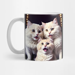 Happy New Year Cat - Modern digital art Mug